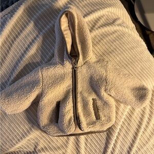 Zara Cream Sherpa Jacket